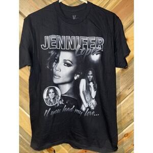 JLo Jennifer Lopez new without tags Graphic T-Shirt Size Medium "all my love"
